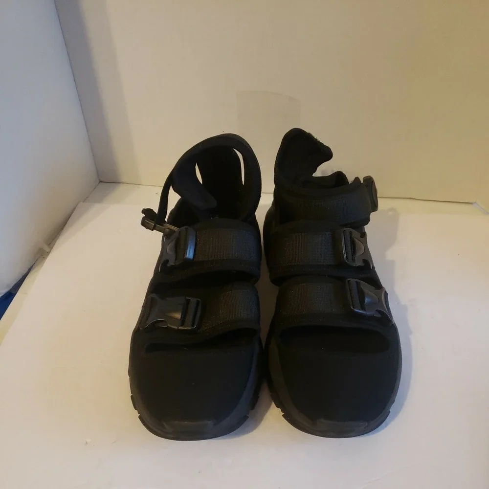 ASOS Shoes DESIGN Mens Black Ankle Strap Sandal Chunky SIZE‎ 8